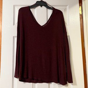 Garage Off the Shoulder Long Sleeve Tee